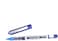 Uni-Ball Eye Micro Ub-150 Gel Ink Pen - 0.5mm - 10 Pcs (Blue)
