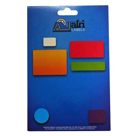 AFRI ADHESIVE LABEL FLUO ORANGE K05