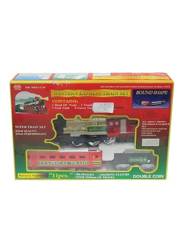 Generic 11-Piece Western Express Toy Train Set