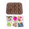 Generic-Baking Moulds Donut Cookie Cake 12-Cup Carbon Steel Cake Mould Hollow Donut Mould