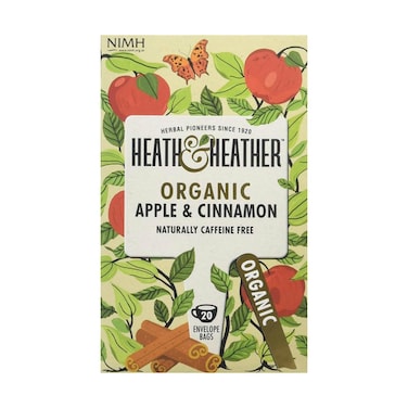 هيلث أند هيلثر مشروب التفاح و القرفة - 20 فتلة