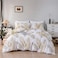 Luna Home Queen size 6 pieces, duvet cover set, tropical leaves design.