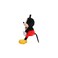 Disney Plush Mickey Hugs &amp; Love Collection D100 11&quot;