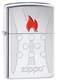 Zippo CI400634 250 High Polish Chrome Windproof Lighter