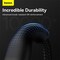 Baseus 100W Flash Series II Two-for-Three Fast Charging USB Type C Data Cable Compatible For iPhone 15/14/13/12/11 Series/MacBook/iPad/Samsung/Huawei And More 1.2 m Length, Black