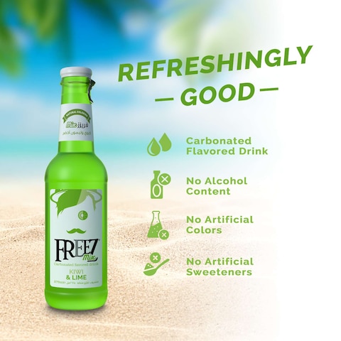 Freez Mix Carbonated Flavored Drink Kiwi And Lime 275ml