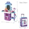 Little Story ROLE PLAY BEAUTICIAN/SALON/BEAUTY PARLOUR TOY SET LUGGAGE CASE (39 Pcs) WITH DOLL - Purple, 3-IN-1 Mode