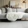 Luxury Fluffy Rugs Bedroom Furry Carpet Bedside Faux Fur Sheepskin Area Rugs Children Play Princess Room Decor Rug White-180CM
