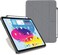Pipetto Origami no. 3 for iPad 10.9 inch case iPad 10th Generation case cover (2022)   Shock Resistant 5-in-1 Stand Case   Apple Pencil 1 Storage   99.9% Anti-Bacterial - Dark Grey