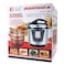 DLC-3019-6B 1000 Watt Electric Pressure Cooker with 6 Litres Capacity, Control Buttons and Digital Meter
