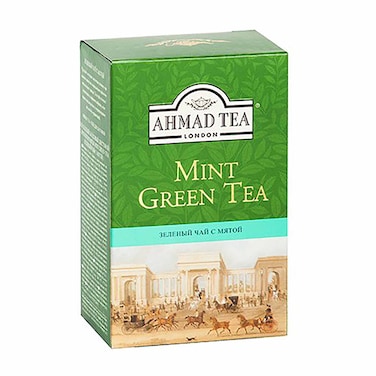 أحمد تي شاي أخضر بالنعناع - 100جم