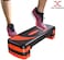 Max Strength 5Level Adjustable Aerobic Step With 10cm 15cm 20cm 25cm 30cm Heights Fitness Levels