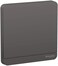 Schneider Electric AvatarOn switch, 16AX, 250V, 1 way, Dark Grey, E8331L1_DG