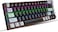 HXSJ V800 68 Keys Mechanical Keyboard Type-C Wired Blue/Red Switch Black&amp;Grey Keycaps Colorful LED Backlit Gaming Keyboard (Blue Axis)
