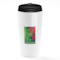Loud Universe - Hulk Avengers White Travel Tumbler Hulk Smash Retro Comic Hulk Stainless Steel Tumbler with Black Sip Lid