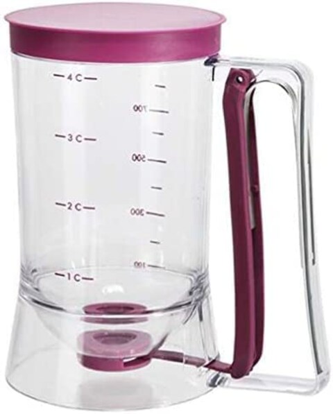 ABBASALI Heavy Duty Batter Dispenser With Measuring Label