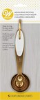 Wilton Measuring Spoons W/Silicone Handle 5/Pkg-Gold -21030279