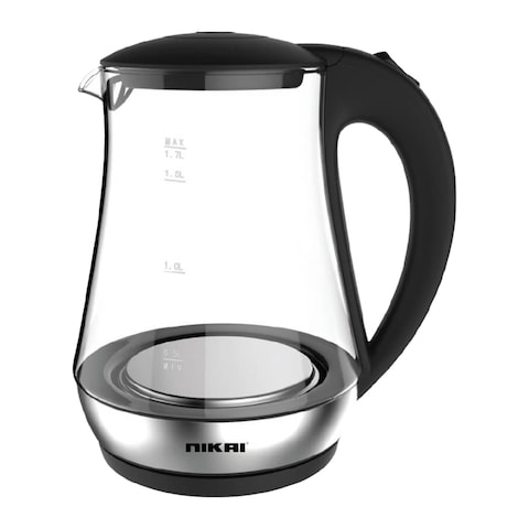 Nikai NK323G Glass Kettle 1.7L