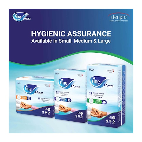 Fine Care Unisex Adult Diaper - X-Large - 14 diapers