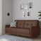 In House Leen 2 In 1 Sofabed Velvet Upholstered - Light Brown