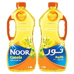 Buy Noor Pure Canola Oil 1.5L Pack of 2 in UAE