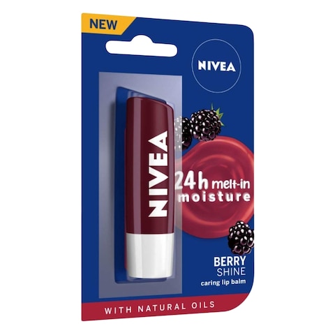 Nivea Lip Balm Bberry Shine4.8G