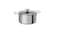 Pot with lid, stainless steel/glass3 l