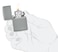 Zippo 49452 Classic Flat Grey Genuine Lighter, Grey