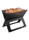 Biki Charcoal Barbecue Grill -Black 45X35X30cm