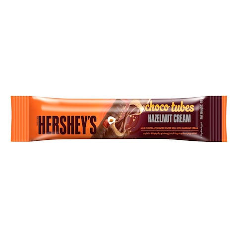 Hershey&#39;s Hazelnut Choco Tubes Wafer Roll 18g