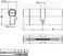 ABBASALI Door Lock Cylinder 70mm (35-35) with 5 Computer Keys (PACK OF 2PCS)