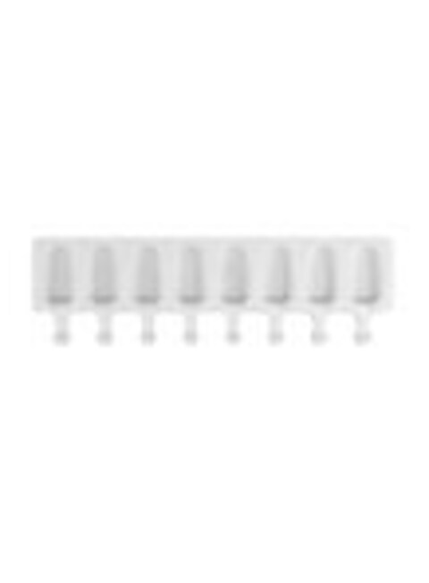 Beauenty 8-Cavity Popsicle Mould White 42X12.5X2Centimeter