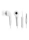 Wired In-Ear Earphones With Mic White