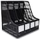 Office School Desktop Document File Folder OrganizerPlastic Detachable Magazine File Holder BGYP08