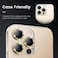 FOCUS 9H Tempered Glass Camera Cover Screen Protector Metal Individual Ring Protector For iPhone 14 Pro Gold