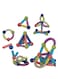 Child Toy 60 Pcs Balls And Sticks Magnetic Building Set Educational Stacking Toy For Kids