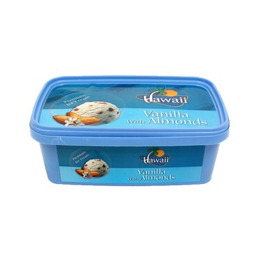 Hawaii Vanilla &amp; Almond Ice Cream - 1 Liter