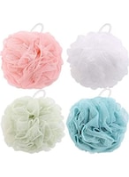 اشتري Marrkhor 4-Pack Wash Bathing Sponge Loofahs, Multicolour, 11.81Inch في الامارات