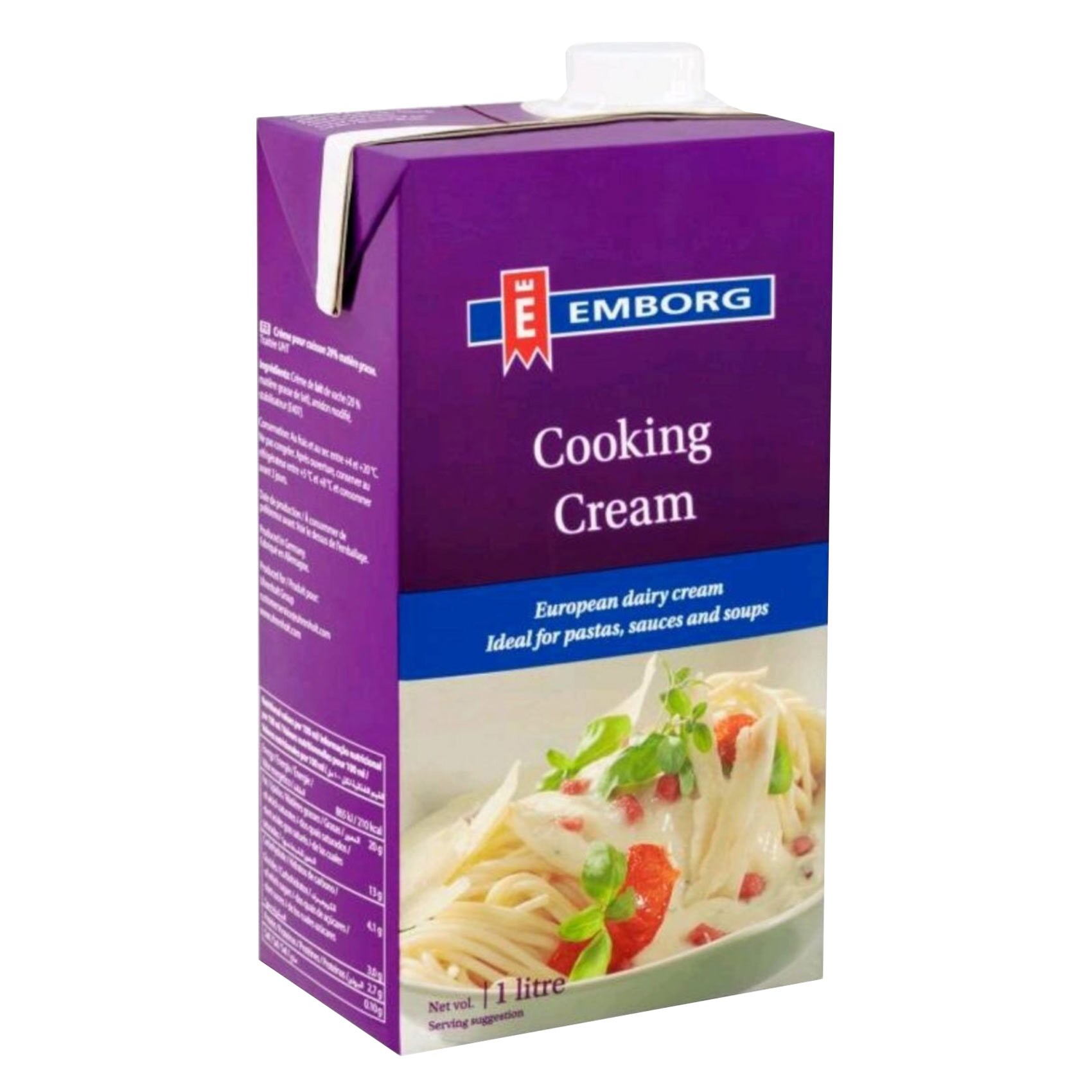 Emborg Cooking Cream 1 Liter product thumbnail 2