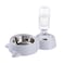 SKY-TOUCH Cat Dog Food Dish Bowl, Pet Food Dish Bowl and Auto Gravity Pet Water Dispenser, Cat Bowl Set for Small Medium Dogs and Cats