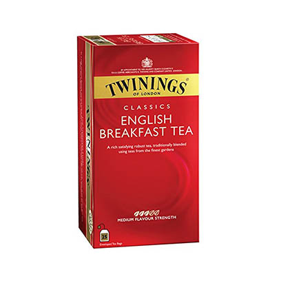 Twinings London Classics English Breakfast Tea Bag 25 Count