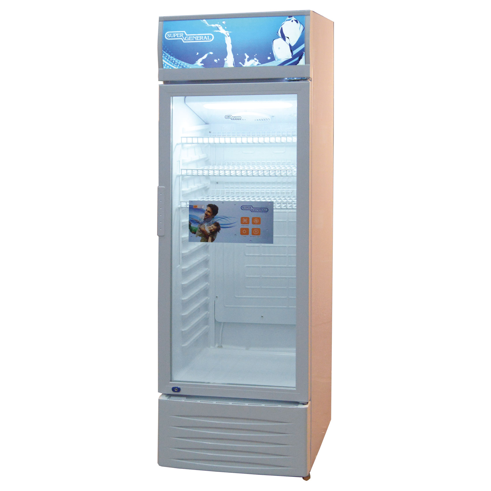 Super General 350 Liters Fridge D/F SGSC398