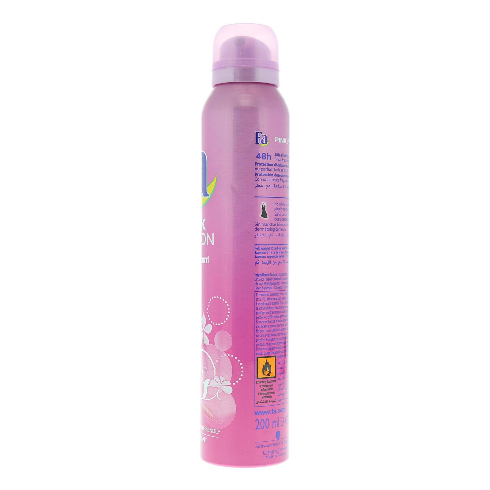 Fa Deodorant Pink Passion Floral Scent 200 Ml product thumbnail 4