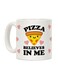muGGyz Team Lawrence Printed Ceramic Coffee Mug White
