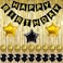 Black, Gold Balloons And Paper Pom Poms Party Supplies For Birthday Decoration With Pale Champagne