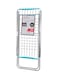 Delcasa Aluminium Cloth Dryer Silver/Blue 18meter