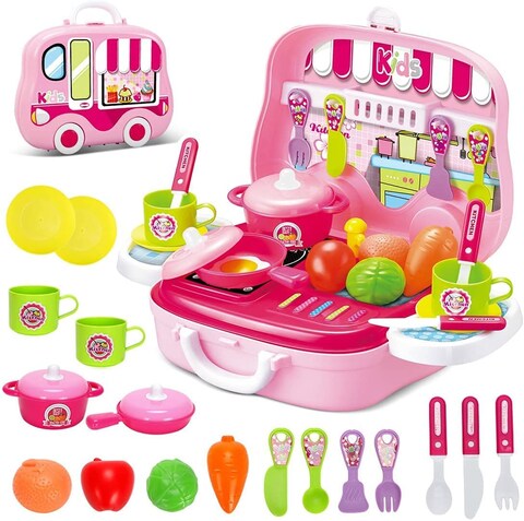 Generic Kitchen Cook Little Chef Pretend Play Set 26 Pieces