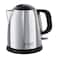 Russell Hobbs Victory Classic Compact Electric Kettle 24990GCC, 2200 W, 1 L, Silver and Black, Stainless Steel, Cordless