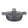 Fissman Shallow Pot Prestige 28X8cm / 4.1 Ltr With Glass Lid (Aluminum With Non-Stick Coating)