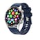 Generic-Blue IP67 Waterproof Smart Watch Fitness Tracker Smart Bracelet Heart Rate Blood Pressure Monitor Health Monitor BT Bracelet Smartwatch Sports Tracker Bracelet for Men Women-Silica Gel Strap